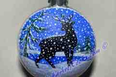 Snowy Deer - Ornament