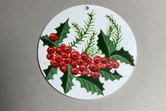 Holly berries  & pine needles