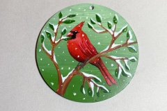 Snowy Cardinal